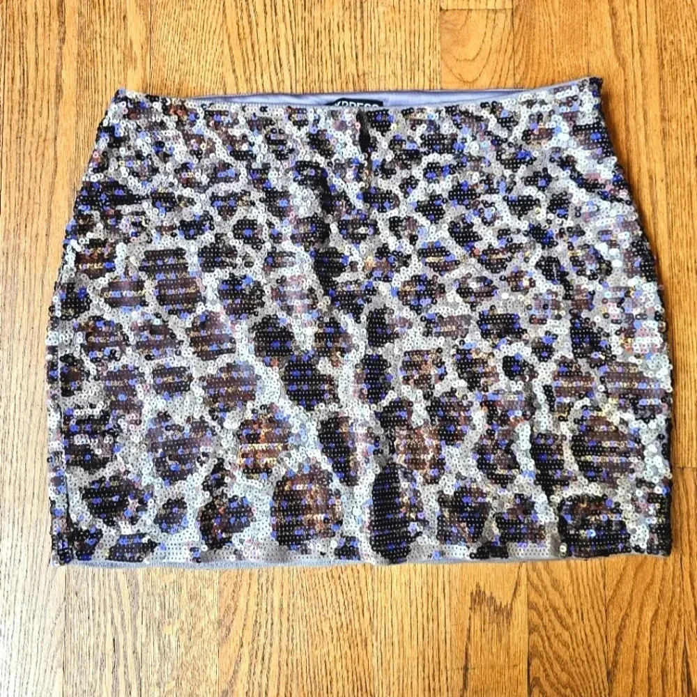 Express sequin mini skirt size XS